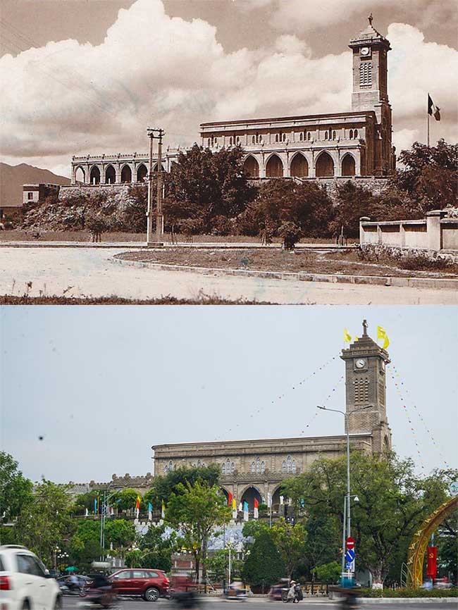 Nhà thờ Chánh tòa (hay còn gọi là nhà thờ Núi) ở ngã sáu, trung tâm TP Nha Trang. Công trình có tổng diện tích 720 m2, được xây dựng từ năm 1928 với phong cách kiến trúc Gothic cổ kính. Vùng đất này trước đây hoang sơ, khi người Pháp đến Nha Trang đã cho xẻ đôi núi Hòn Một. Nửa phía tây ngọn núi được san phẳng bởi 500 quả mìn để có diện tích xây nhà thờ. Đây là điểm thu hút nhiều người dân và du khách ghé thăm, nhất là vào dịp lễ lớn.