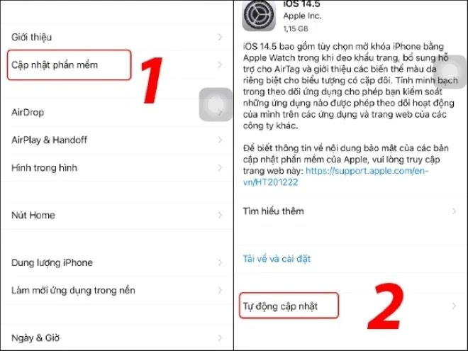 Bạn chỉ cần thực hiện nâng cấp hệ điều hành mà bạn đang dùng trên thiết bị lên một phiên bản cập nhật cao hơn.