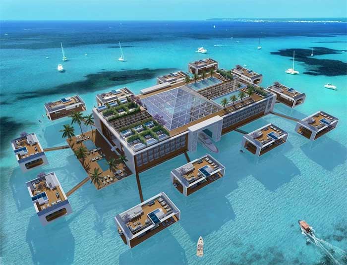 Khách sạn Kempinski Floating Palace của Dubai dự kiến khai trương vào cuối năm 2023