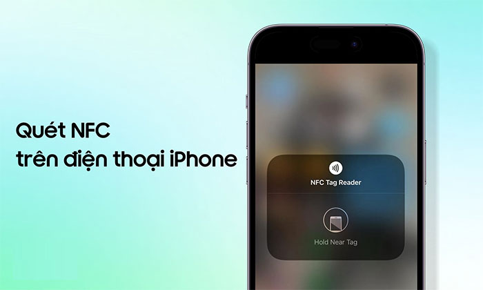 Quét NFC trên iPhone.