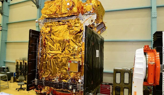 Vệ tinh/tàu vũ trụ Aditya L-1. (Ảnh: ISRO).